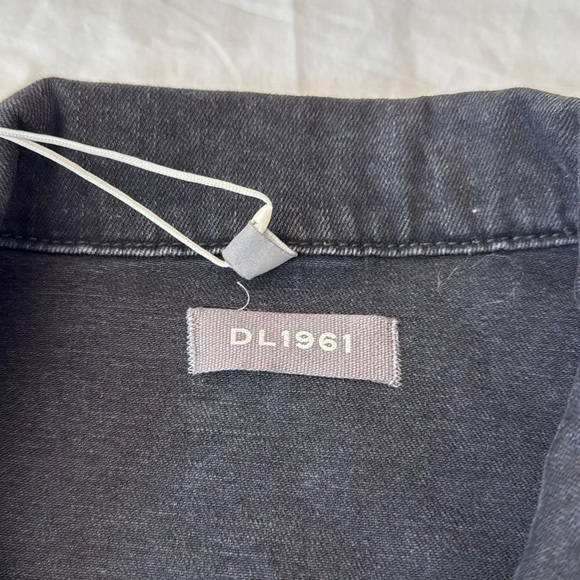 DL1961 Vika Jacket Black Denim Sz S Tags Attached - Picture 3 of 7